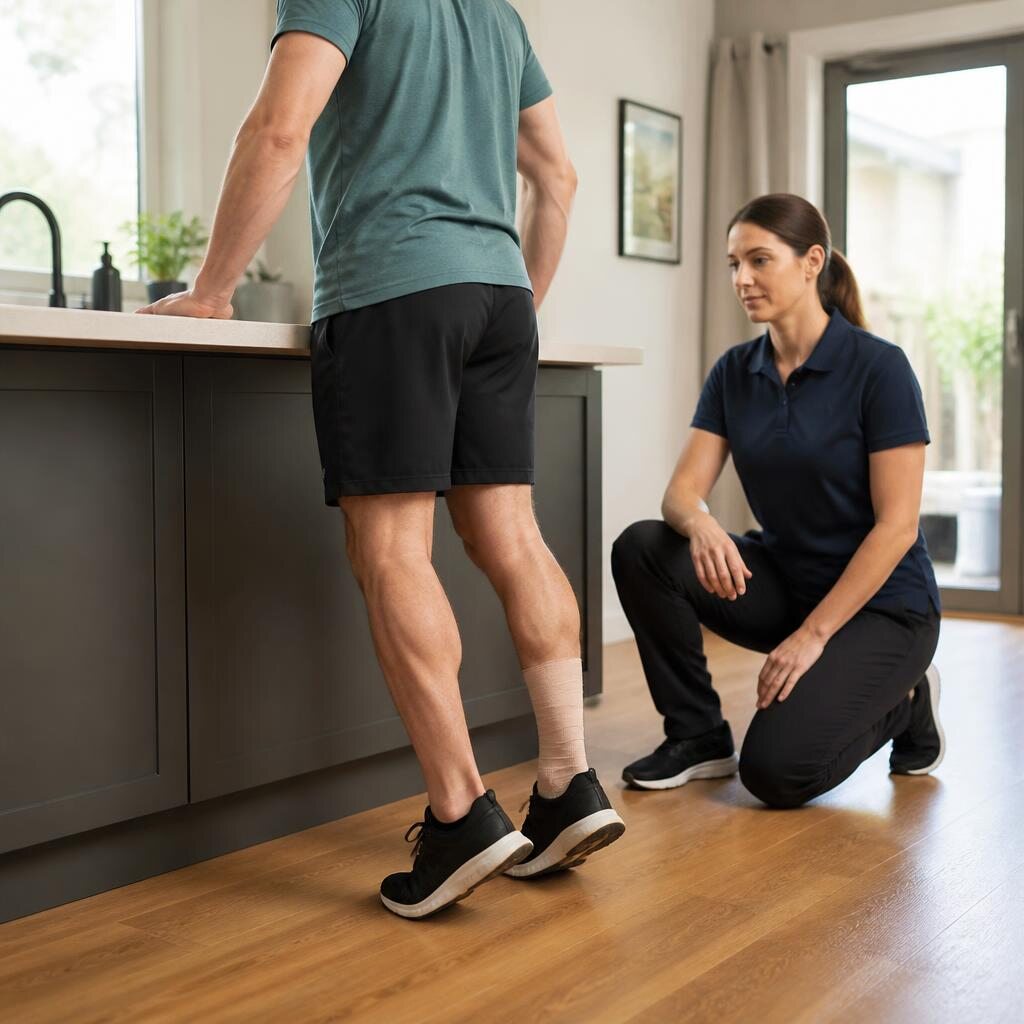 Representative generated illustration for Achilles Tendon Pain in Gurugram: A Graded Return