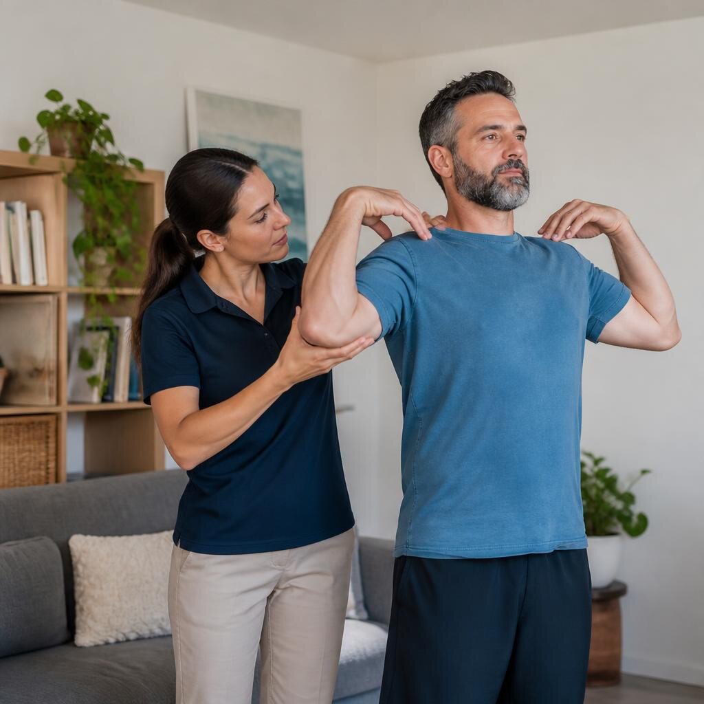 Representative generated illustration for Ankylosing Spondylitis: Mobility Planning in Ludhiana
