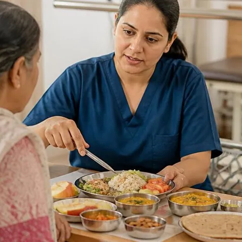 Representative nutrition & recovery treatment scene