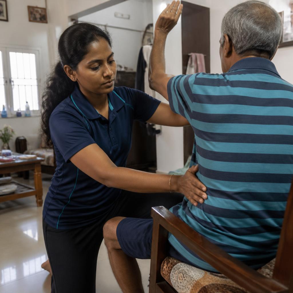 Representative home physiotherapy artwork