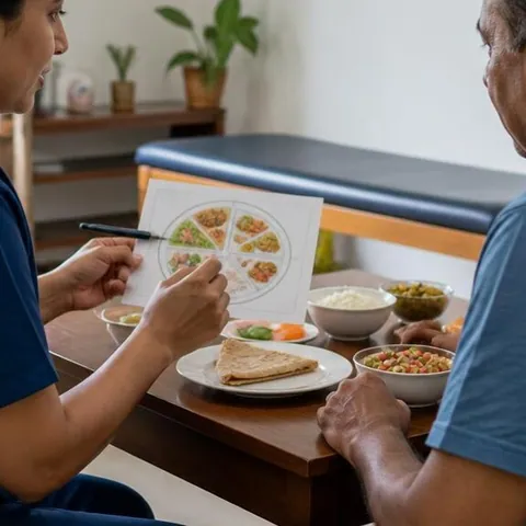Representative nutrition & recovery treatment scene