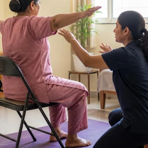 Representative clinical guide treatment scene