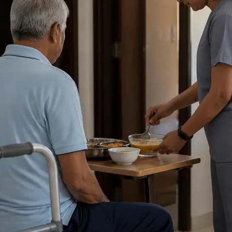 Representative nutrition & recovery treatment scene