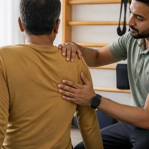 Representative clinical guide treatment scene