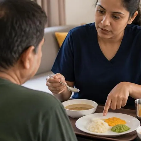 Representative nutrition & recovery treatment scene