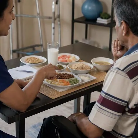 Representative nutrition & recovery treatment scene