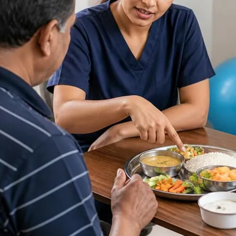 Representative nutrition & recovery treatment scene