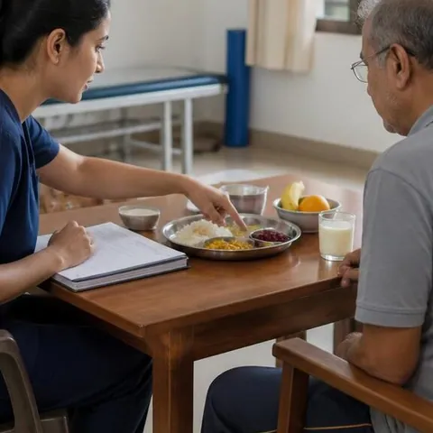 Representative nutrition & recovery treatment scene