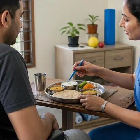 Representative nutrition & recovery treatment scene