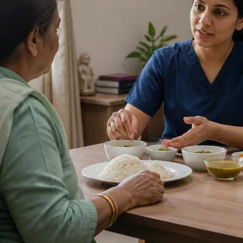 Representative nutrition & recovery treatment scene