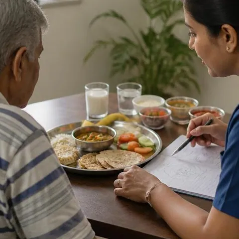 Representative nutrition & recovery treatment scene