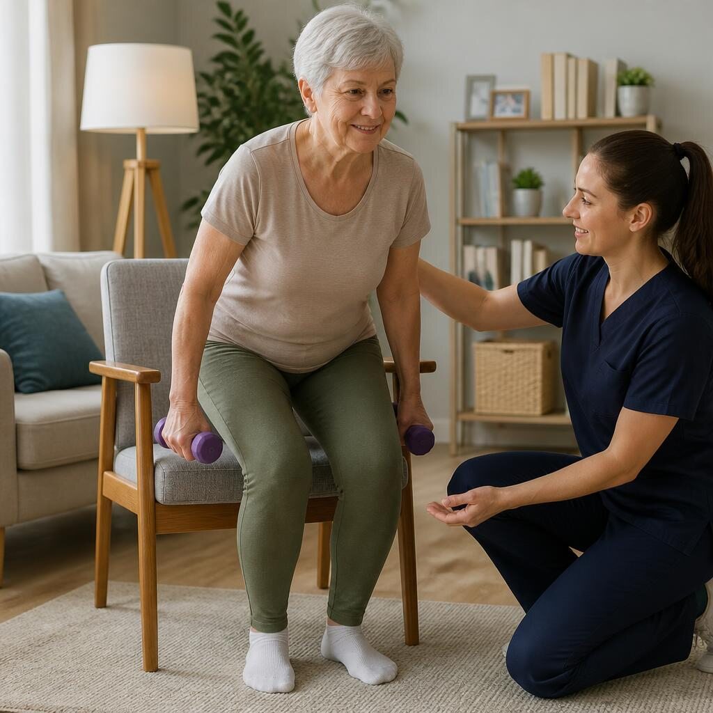 Representative generated illustration for Osteoporosis and Safer Strength Work in Amritsar