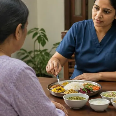 Representative nutrition & recovery treatment scene