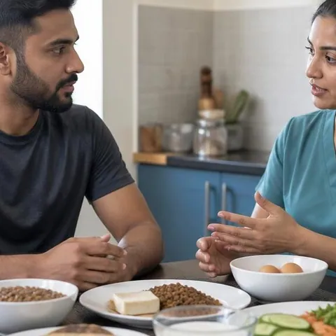 Representative nutrition & recovery treatment scene