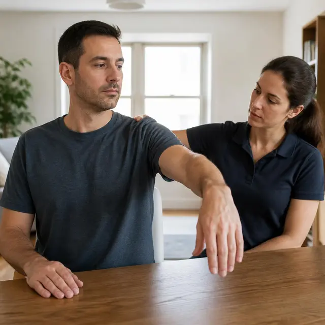 Representative clinical guide treatment scene